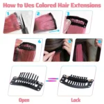 kf-Ad217ccf98a314cd48bc90413e5a39be3N-5-Pc-Synthetic-Black-Friday-22-Inch-Colored-Pink-Hair-Extensions-Party-Highlights-Straight-Hairpiece