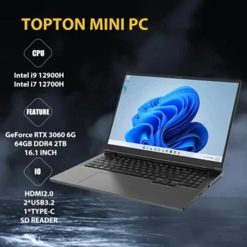 NVIDIA-كمبيوتر محمول ألعاب قوي ، i9 12900H ، RTX 3060 ، 6G ، 16 بوصة ، 2.5K IPS ، ويندوز 11 ، PCIE4.0 ، دفتر ملاحظات ، Gamebook ، WiFi6 ، BT5.2 ، Hot ، 2023