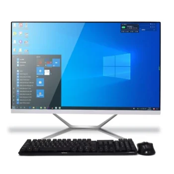 LCD الكل في واحد كمبيوتر مكتبي النواة i7 9700F i5 9400F DDR4 NVIDIA GTX1050ti 4GB i3 9100F ويندوز 10 لينكس