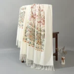 2021 الشتاء وشاح المرأة المطرزة وشاح الباشمينا الكشمير الدافئة شرابات الأوشحة Vintage شال موضة السفر شال