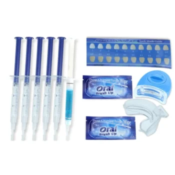 Professional Teeth Whitening Kit 4 Gel 1 LED White Tooth Bleach Blanchiment Dent Tanden Bleken Blanqueador Dental Care
