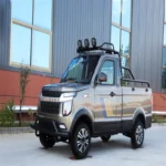 JIUTANG أربع عجلات شاحنة كهربية بيك اب سيارة صغيرة تستخدم شاحنة تخييم لاقط