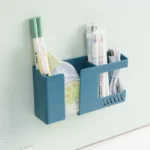 kf-S4aa20795f7824b40985f8863c500d5fbi-Shelves-2-In-1-Wall-mounted-Mobile-Phone-Charging-Remote-Control-Key-Holder-Wall-Debris-Storage