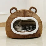 kf-S9ceba23be06744d286813954f8e997bfT-Funny-Cat-Bed-Warm-Pet-House-Soft-Long-Plush-Kitten-Lounger-Cushion-Small-Dogs-Tent-Cave
