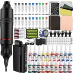 Tattoo Machine Kit Wireless Mini Power Supply Battery Rotary Machine Pen Set With Cartridge Needles for Tattoo Beginner Supplies