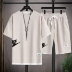 kf-Sd85220a12d014ffc8a30eaae13c2da8fj-2024Summer-Men-s-Waffle-Sets-Casual-T-Shirt-And-Shorts-Set-Male-Sports-Suit-Solid-Color