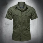 kf-S099ef0b57e5748c2b4a2588fd8e92eb6L-New-Mens-Military-Shirt-Short-Sleeve-Cargo-Shirts-Cotton-Casual-Solid-Shirt-Man-Pocket-Work-Shirt