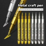 Metallic Pen Gold Silver Epoxy Resin Mold Drawing Pen Acrylic Paint DIY Silicone Mold Highlight Permanent Marker Handmade