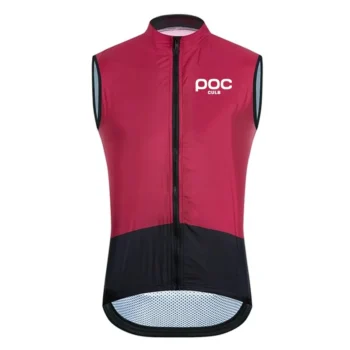 2024 New CULB POC Road Cycling Suit Night Riding Light, Wind proof, Waterproof Charge Tank Top, Colored Vest