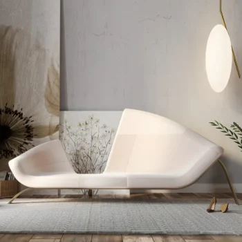 أريكة معدنية خفيفة حديثة ، كرسي فندق مثير ، غرفة نوم ، غرفة زوجين ، عشاق ، أريكة مزدوجة ، الموضة