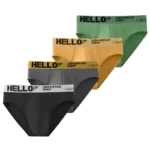 4 Pack Men Briefs Breathable Men Sexy Underwears Phnom Penh Mens Bodysuit Underpants Male Comfortable Underpants