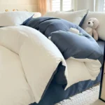 kf-S1f8a92c7132245b880ea0592ecc7eea2J-ins-solid-color-sanded-four-piece-set-wholesale-Nantong-home-textile-bedding-three-piece-set-spring