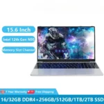 Greatium Gaming Laptops Netbook Office School Notebooks Windows 11 15.6" Intel 12th Gen N95 16GB DDR4 1TB M.2 WiFi HDMI USB
