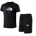 2024 Summer New Men's Fitness Sports Suit Quick Dry Short Sleeve T-shirt Summer Sports Shorts Two-piece Suit Hot Sale 1000+