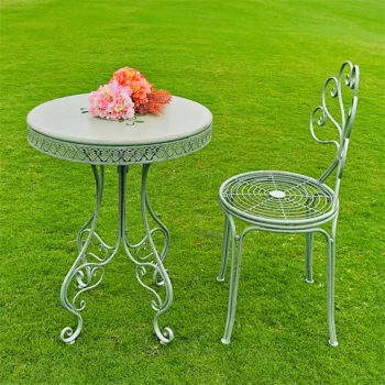 Nordic Iron Table and Chairs Set Outdoor Courtyard Lounge Chair Household Balcony Garden Coffee Table Garden Furniture set Z