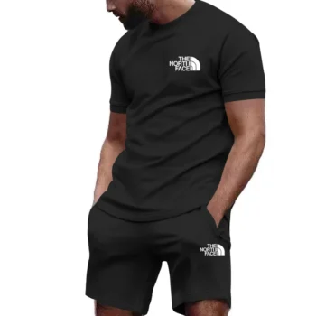 Summer men's new sports suits leisure breathable outdoor sports fitness cool running