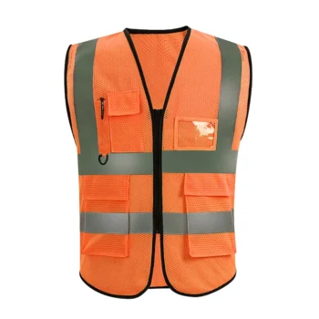 Adjustable Reflective Security Vests High Visibility Reflective Safety Vest Traffic Night Outdoor For Running Cycling Sports