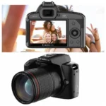 كاميرا D5 dslr مع صوت الفيديو ، 64 مليون بكسل ، 4k ، كاميرا مزدوجة ، مقاومة للاهتزاز ، كاميرا رقمية ، عشاق الصور