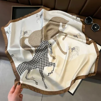 وشاح حريري للنساء ، شال صغير ، بونشو ، شال شاطئ ، حجاب ، بشمينا ، 70x70 ، جديد ، صيف ،!