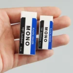 2 قطعة من البلاستيك ممحاة الغبار خالية من المطاط نظيفة يزيل علامات دون الإضرار ورقة كبيرة للمدرسة أو الفن