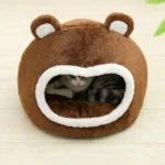 kf-S9ceba23be06744d286813954f8e997bfT-Funny-Cat-Bed-Warm-Pet-House-Soft-Long-Plush-Kitten-Lounger-Cushion-Small-Dogs-Tent-Cave