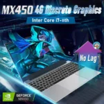أجهزة كمبيوتر محمولة للألعاب مزودة ببطاقة رسومات مدمجة ، كمبيوتر محمول ، Intel Core i7 ، 2G ، dddr4 ، ذاكرة رام 16G ، 2T SSD ، G7 ، FHD ، IPS ، MX450