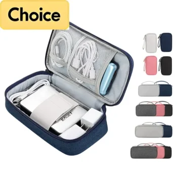 Large Size Travel Cable Organizer Bag Storage Pouch Carry Case Portable Waterproof Storage Bags for Cable Cord and Electronics