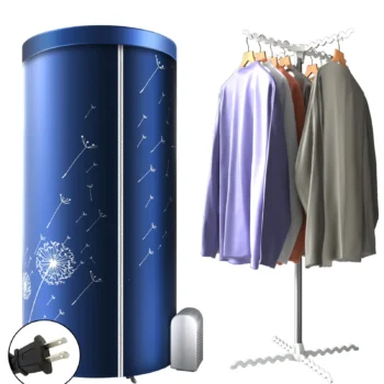 Portable Electric Clothes Dryer,110V - 1000W Heated Clothes Airer,Travel Heated Clothes Dryer with Timer,Electric Clothes Dryer