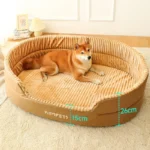 kf-Sab201234bc6947b7b5fe2a7419ef96f6w-Kimpets-Pet-Dog-Bed-Removable-Cat-Mat-Square-Plush-Kennel-Washable-Thickening-Waterproof-Big-Medium-Small