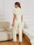 kf-Scc08ba4bcfbb49f8aca062102270fe8fh-Cherry-Print-Textured-Pajama-Set-Casual-Short-Sleeve-Buttons-Lapel-Top-Elastic-Pants-Women-s-Sleepwear