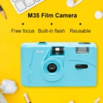 كاميرا فيلم عتيقة قابلة لإعادة الاستخدام M35 ، آلة غير فيلم ، متوافقة مع كوداك ، وظيفة فلاش ، 35 + للاستعمال مرة واحدة