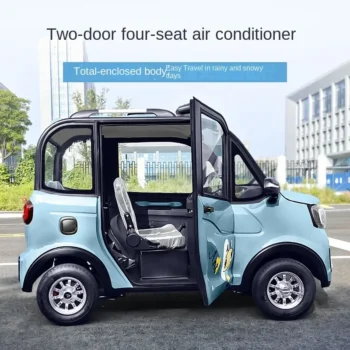 TLL Household New Energy Electric Scooter Oil-Electric Four-Wheel Battery Car