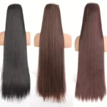 kf-Sead318adce2e480d8910ed8eb4f718e0W-DIFEI-Synthetic-5-Clip-Hair-Extension-Natural-Long-Straight-Red-Blonde-Brown-High-temperature-Fake-Hairpiece