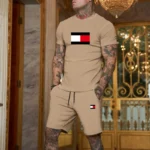 kf-Sacfc17ee046d4a30ba64894150c80cbfC-Summer-T-shirt-Set-For-Men-StripedPrint-Men-s-T-shirt-Short-Sleeve-Shorts-2-Piece