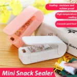 Mini Heat Bag Sealing Machine Package Sealer Bags Thermal Plastic Food Bag Closure Portable Sealer Packing Kitchen Accessories
