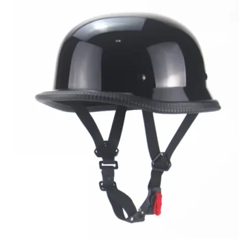 خوذة نصف وجه للدراجات النارية لراكبي الدراجات النارية ، تحطم دراجة نارية ، خوذة محرك ، سكوتر ريترو ، خمر ، 1 * *