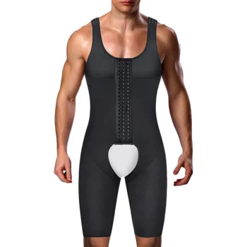 Compression Suit Full Body Shapewear for Men Slimming Bodysuit Waist Trainer Hip Enhancer Thigh Trimmer Shaping Underwear Shirts