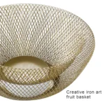 kf-S1c82a49a96f244bba7be81c01fdf5d62Y-Double-Wall-Mesh-Decorative-Fruit-Basket-Metal-Mesh-Snack-Bowl-Centerpiece-Kitchen-Holder-Black