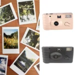 كاميرا يمكن التخلص منها مع 17 ورقة فيلم ، السلطة استخدام واحد ، مرة واحدة التقاط صورة ، كاميرا صور فورية ، انخفاض الشحن