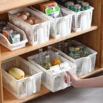 Portable Shower Caddy Tote Hollow Plastic Storage Basket with Handle Box Organizer Bin for Bathroom Pantry Kitchen Storage Box
