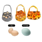 Multifunctional Eggs Collecting Bag Canvas Eggs Gathering Basket Perfect Gift for Home Farms and Gardening Enthusiasts Wholesale