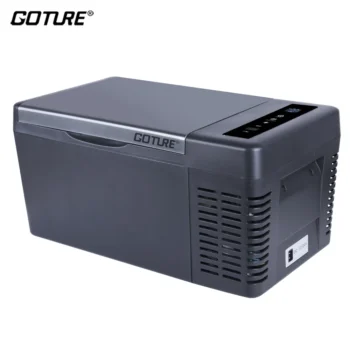 Goture 18L 28L Car Refrigerator Portable Outdoors Cooler AC/DC Fast Cooling Freezer 60W/45W for Car RV Camping Travel Fridge