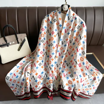 أوشحة حريرية للنساء ، فولار مطبوع ، حجاب مربع الرأس ، شال علامة تجارية فاخرة للسيدات ، كاتم صوت باندانا ، جديد ، × 90 * * ،