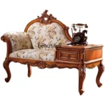 كرسي صالة من الخشب الصلب مع درج ، كرسي ترفيهي ، أريكة بمقعد واحد ، غرفة معيشة ، الأمريكية