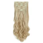 kf-Sdec5d24dd92b4331a2ef3e918f132faeo-Soowee-Synthetic-Hair-Curly-Brown-Blonde-Clip-In-Grey-Hair-Extensions-Hairpiece-Fake-Hair-Piece-for