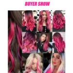 kf-A1c89712a5542440dbb6acea07aa1a997Z-22-Inches-5-Pcs-Pack-Sparkle-Hair-Extensions-Clip-In-Rainbow-Shiny-Sparkle-Hair-Tinsel-Heat