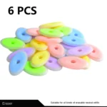 قلم جل خاص قابل للمسح ، مستلزمات مدرسية محايدة قابلة للمسح ، أدوات مكتبية ، 6 *