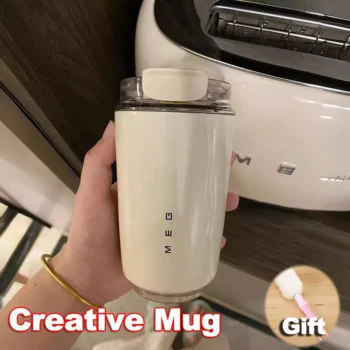 350ML Stainless Steel SMEG Water Bottles Insulated Water Bottles Thermos Bottle Drinking Bottle Coffee Cup Travel Mug