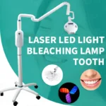 Rotation Arm Portable Dental Teeth Whitening Lamp 3 LED Cold Warm Light Bleaching Machine With Stand
