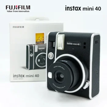 Fujifilm-Instax Mini 40 فيلم فوري ، صورة أصلية ، لون أسود ، تخفيضات كبيرة